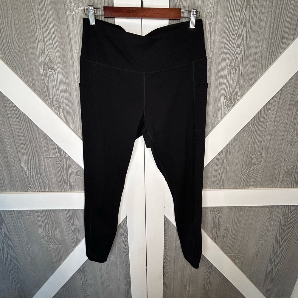 242. Fengbay High Waist Yoga Pants, Pocket Yoga Pants Tummy Control XL - Picture 3 of 4